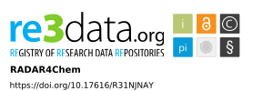 re3data badge RADAR4Chem